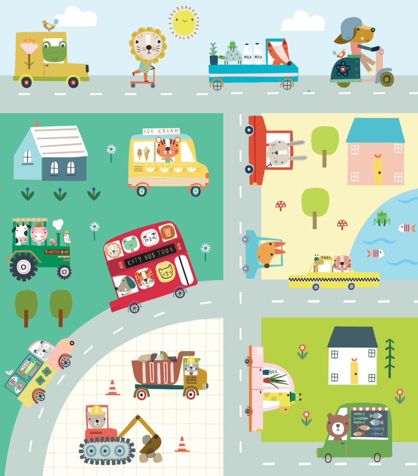 A Day on Busy Boulevard 48 Piece (Pre-Order)